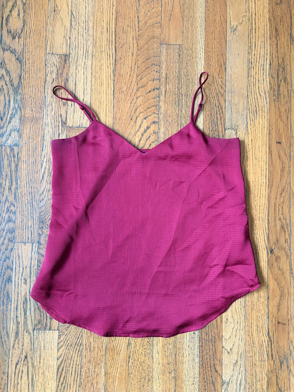 GAP Burgundy Spaghetti Strap V-Neck Cami